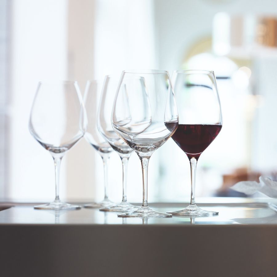Authentis 4 stk. bordeauxglas