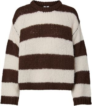 PCDORTHEA LS CHUNKY KNIT NOOS BC