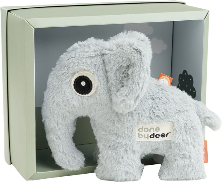 Tøjdyr i gaveæske Elphee Blå