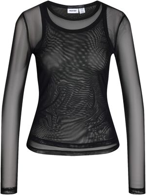 NMJUDITH L/S DOUBLELAYER MESH TOP T