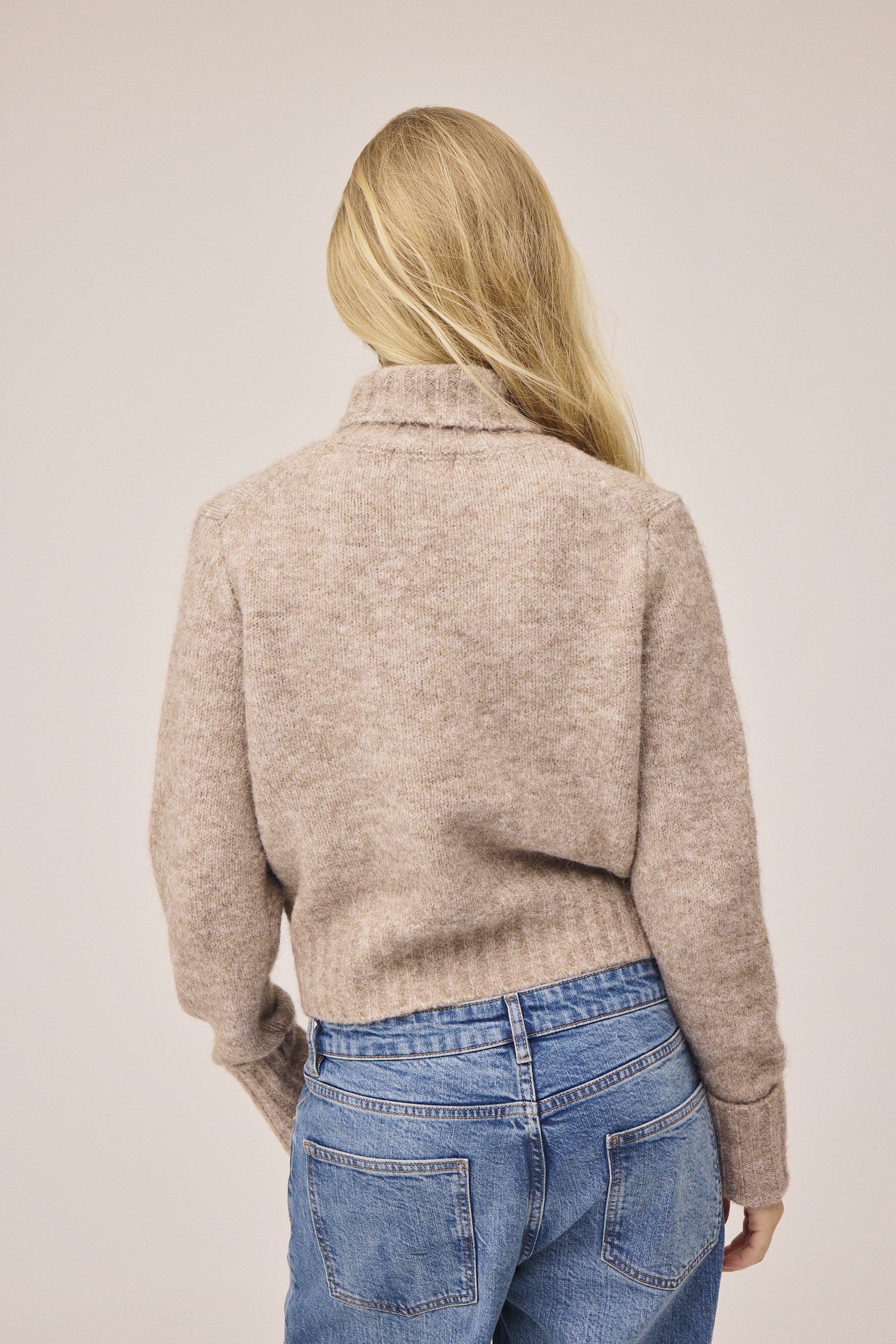 Iselin 1 Highneck sweater - GRS