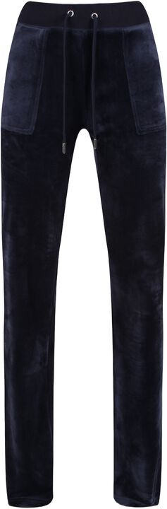 Del Ray Classic Velour Pant Pocket Design