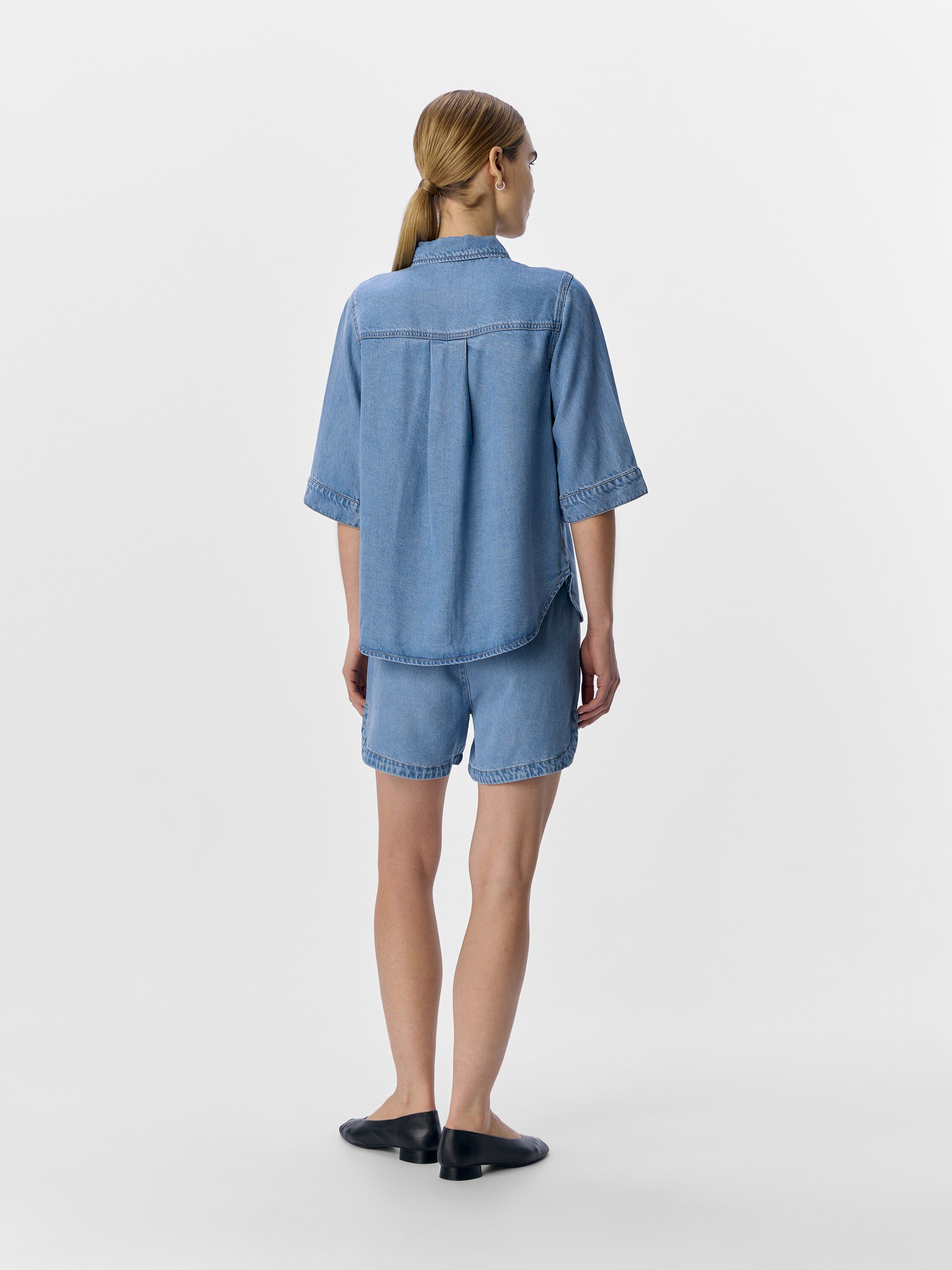 OBJFRAME 2/4 RE DENIM TOP NOOS