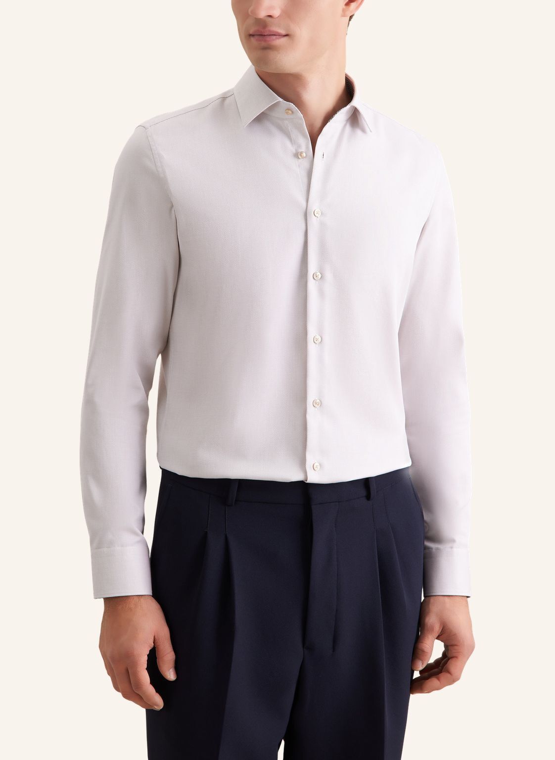 Business shirt Slim 1/1 Kent-Collar Structure