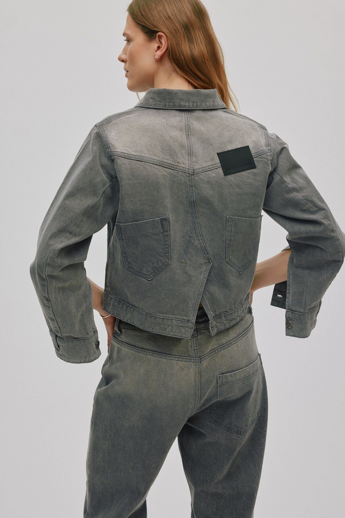 Grey denim jacket - Janny