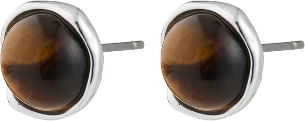 SENSE øreringe sølvbelagt/agat