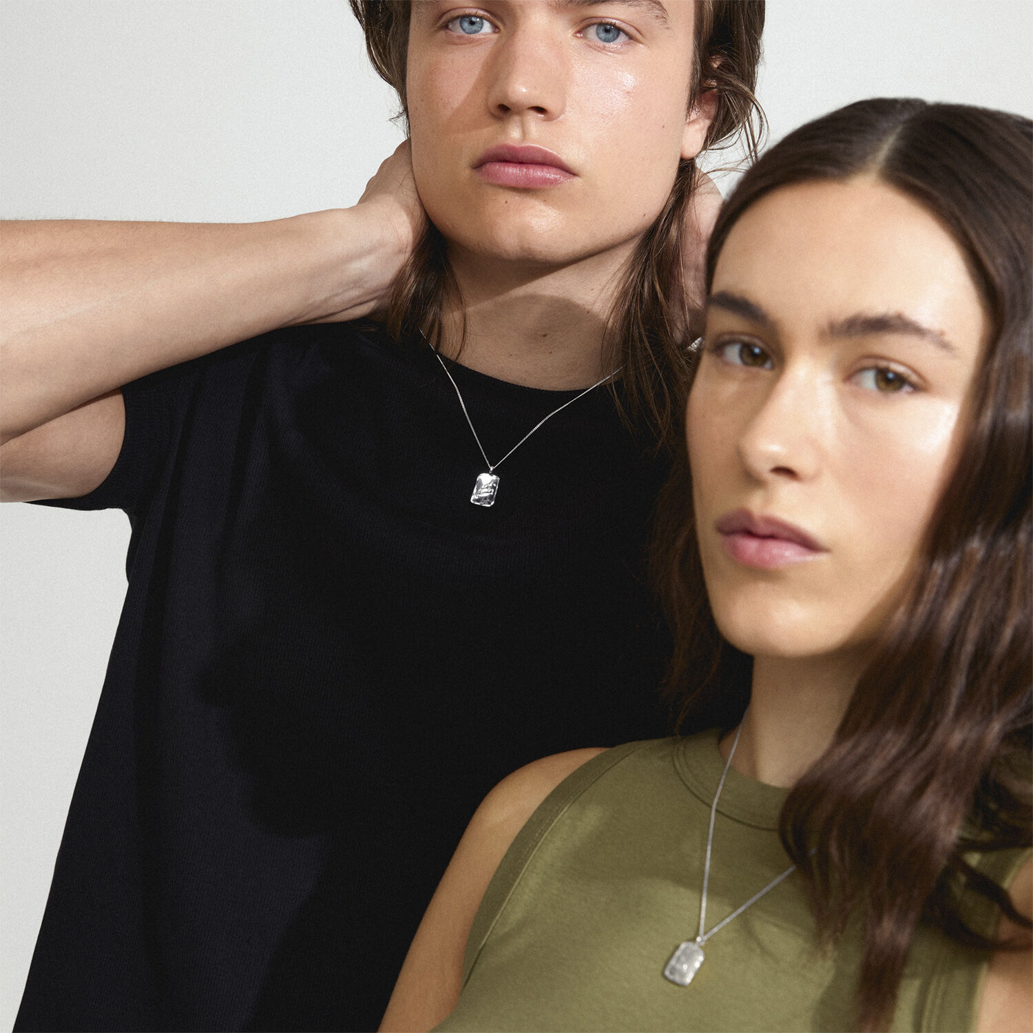 LEO recycled Zodiac Sign necklace, silver-plated