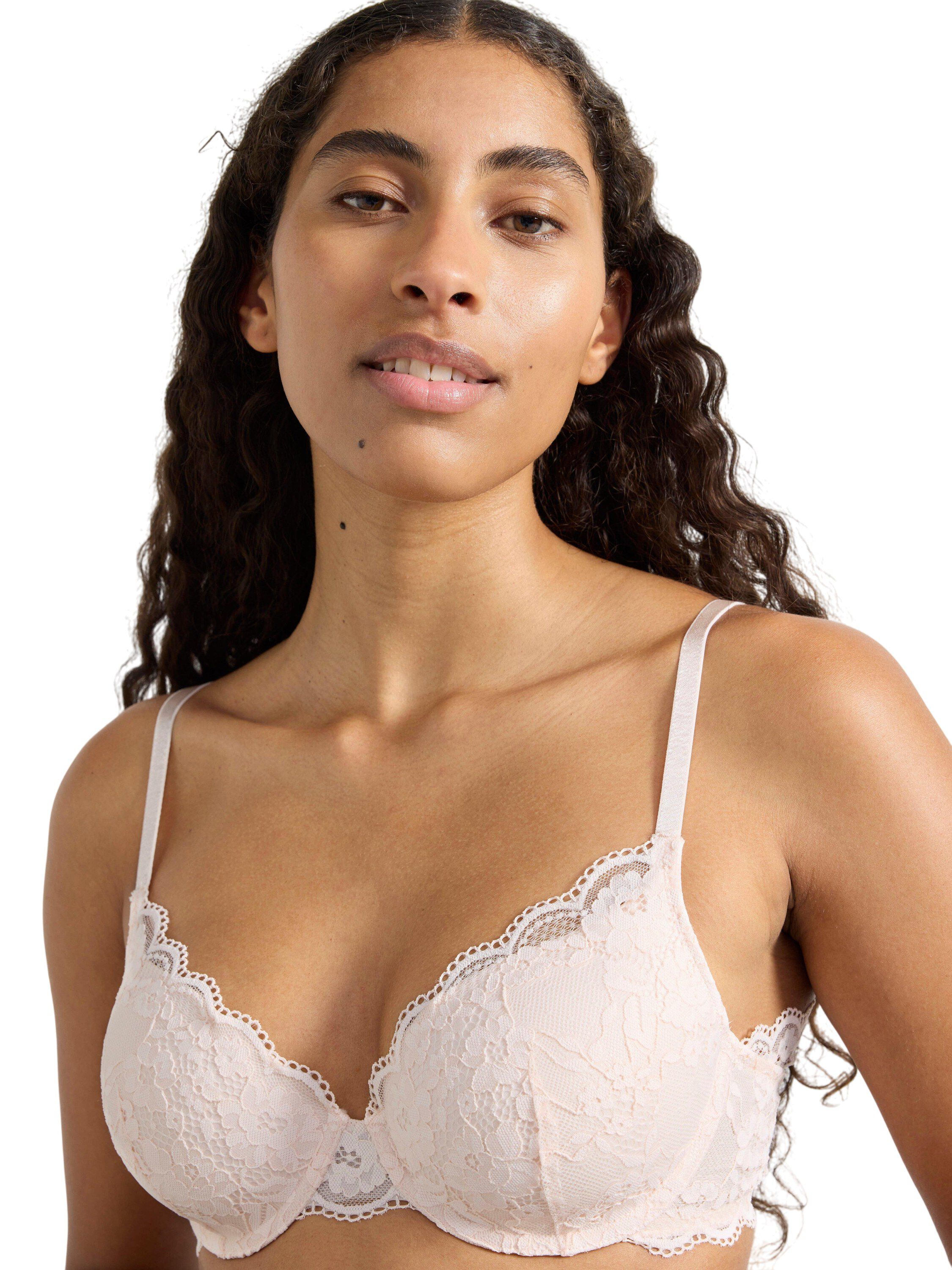 Lilja t-skjorte-BH med blonder