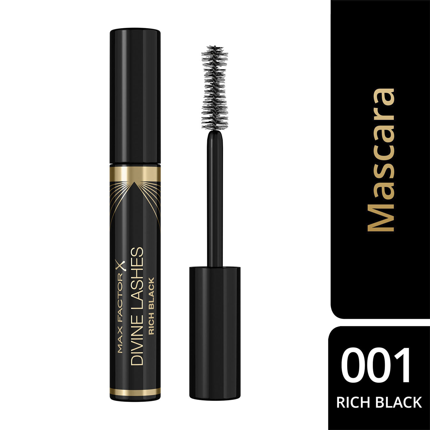 Max Factor Divine Lashes Mascara, 001 Black, 8 ml