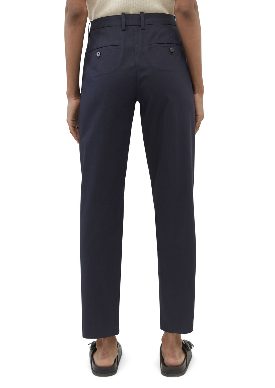 Pants, regular rise, slim but comfy