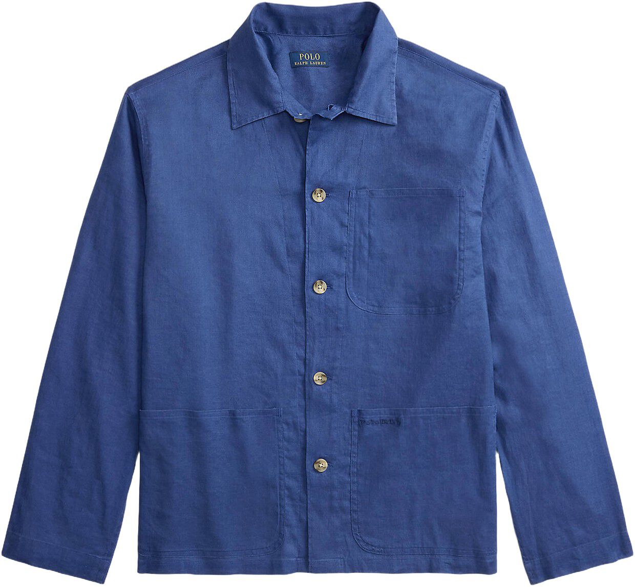 Stretch Linen-Cotton Overshirt