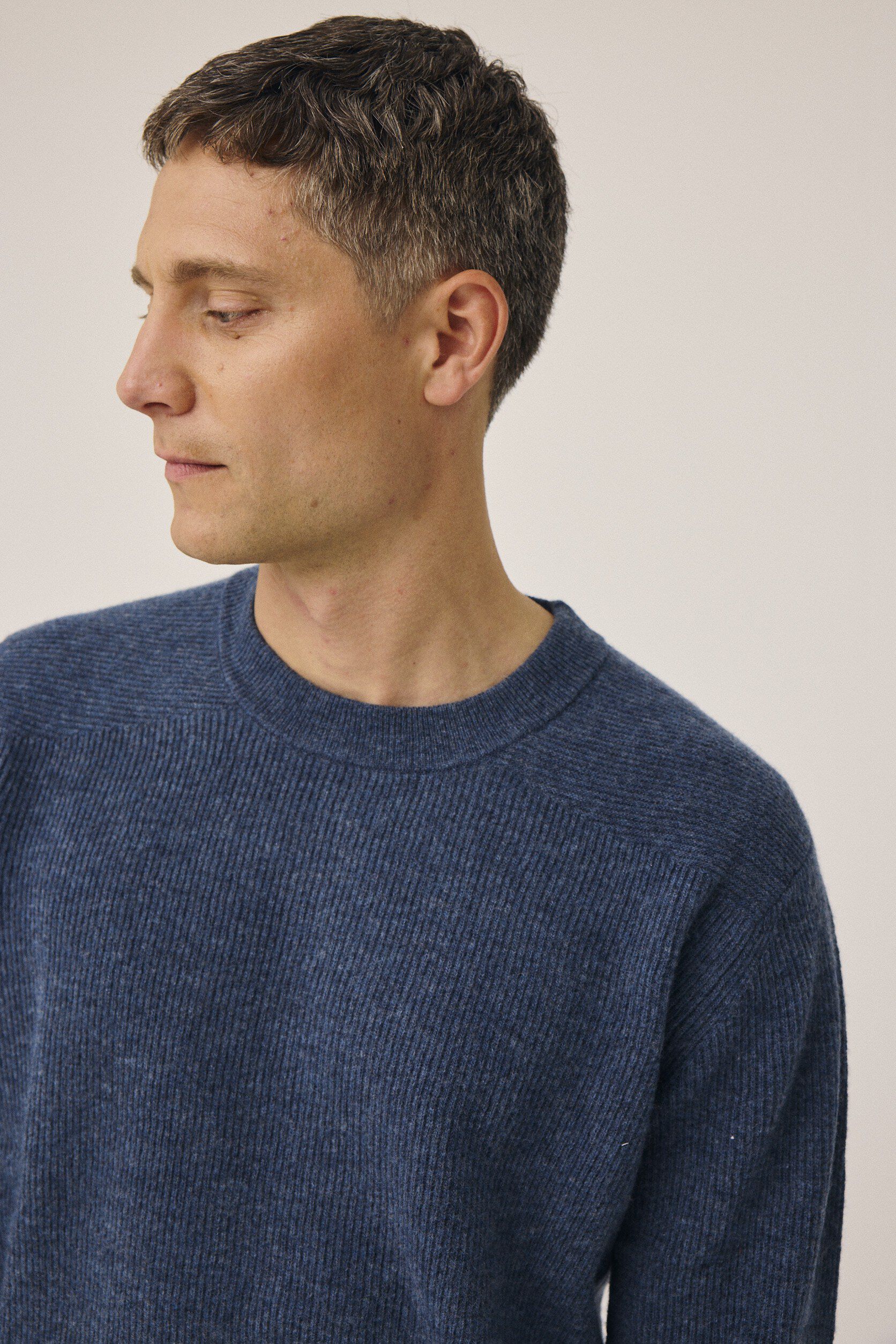 Maryn 5 Rib strik sweater - 100% lammeuld RWS