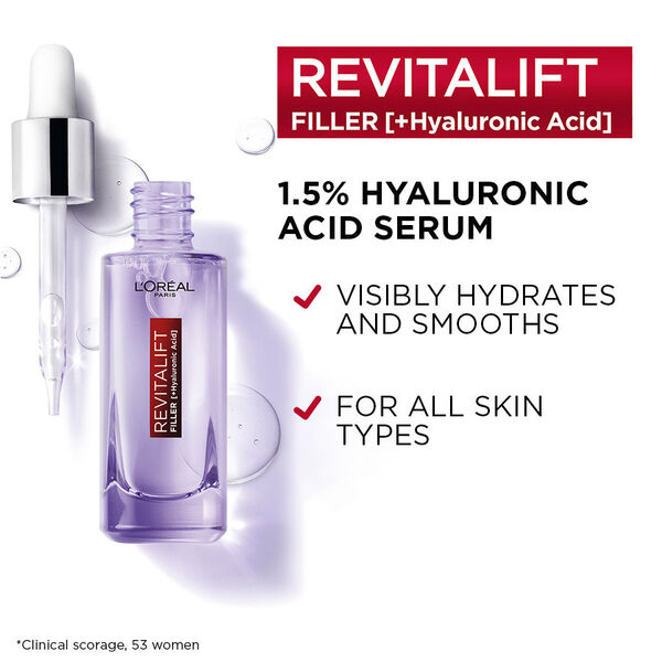 Revitalift Filler 2. 5% Hyaluronic Acid+Caffeine Eye Serum 20ml