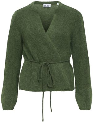 OBJNETE L/S RE TIE CARDIGAN NOOS