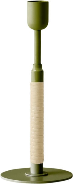 Duca Candleholder, Olive Green
