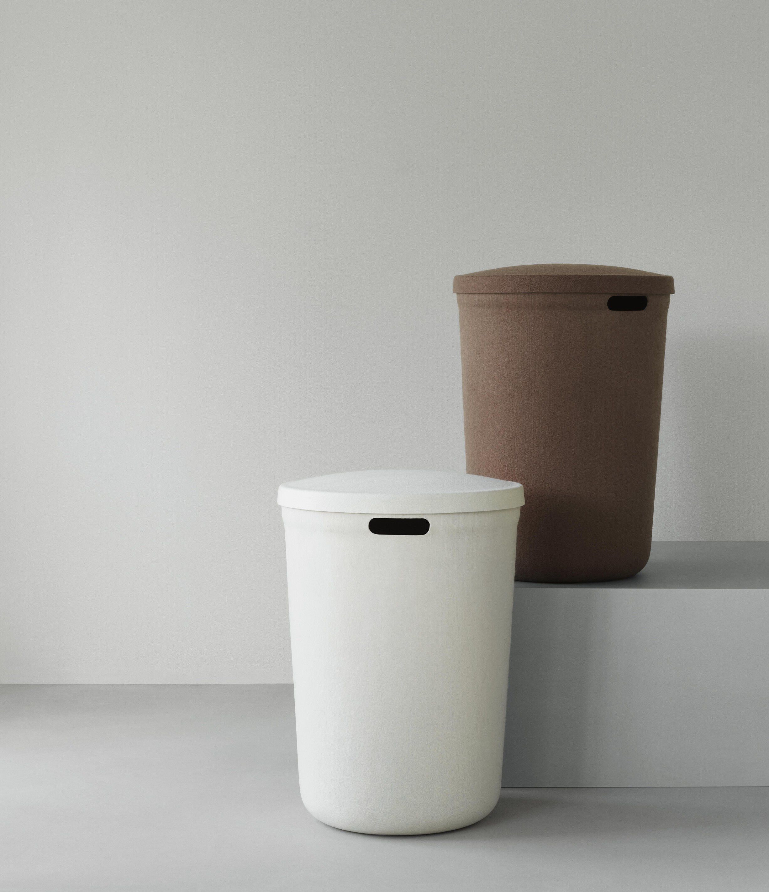 Hide Laundry Basket Cream