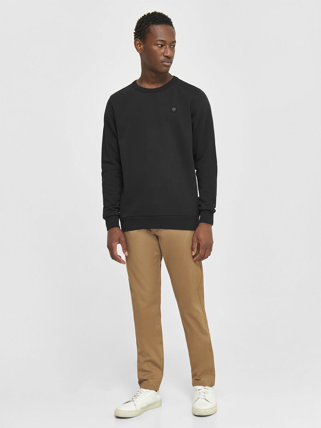 ERIK basic badge sweat - GOTS/Vegan