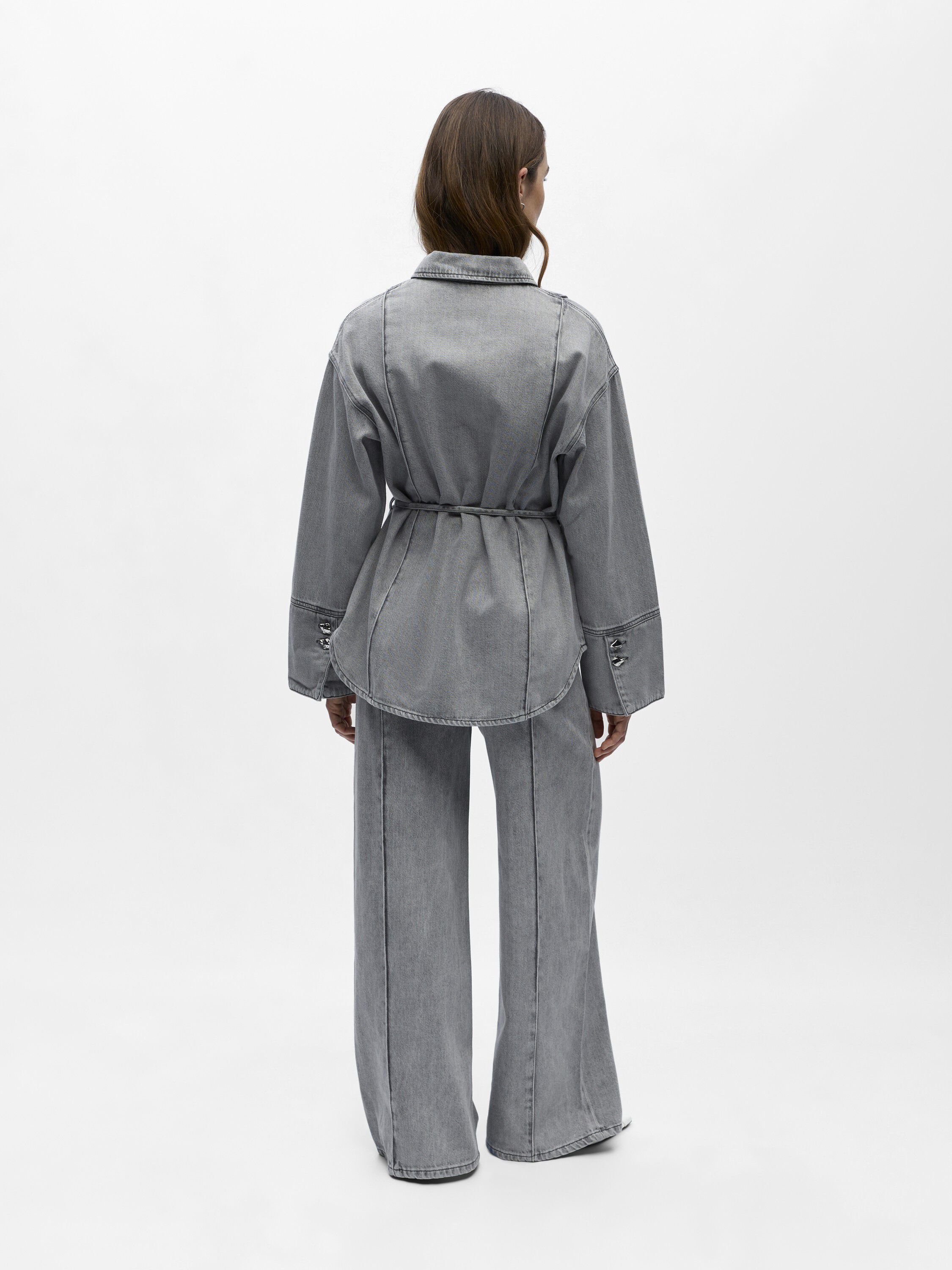 Objgail L/S Lo Denim Shirt 144