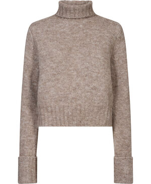 Iselin 1 Highneck sweater - GRS
