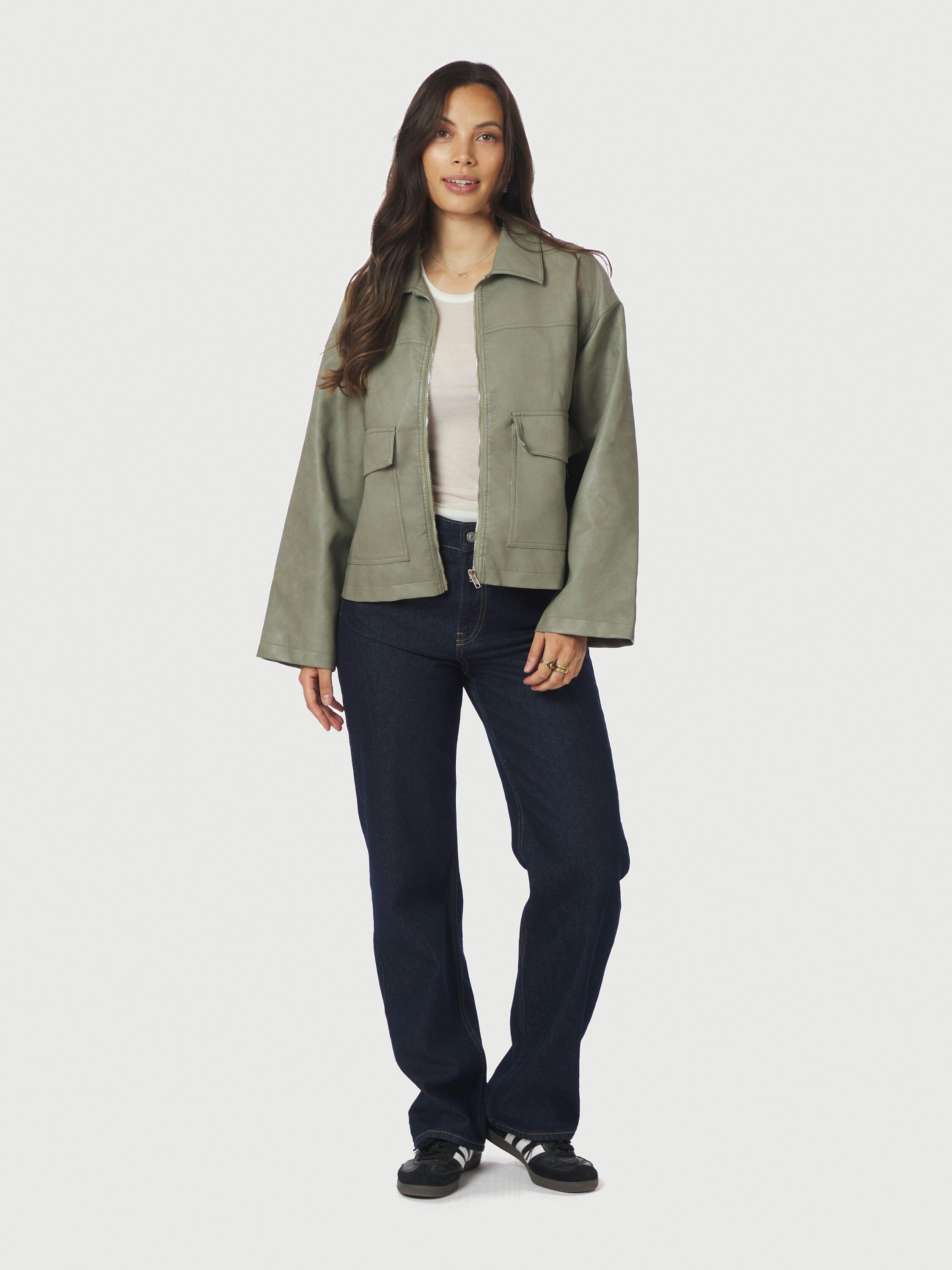 Titan Faux Leather Jacket