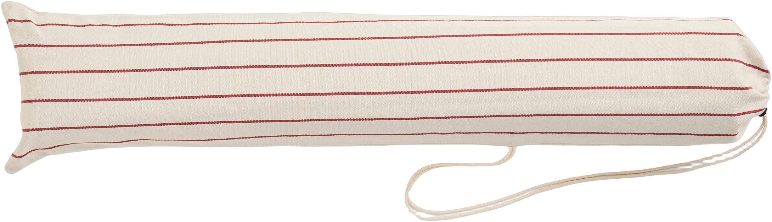 Outdoor Market Sofa Cushion - Beige with red stripe -