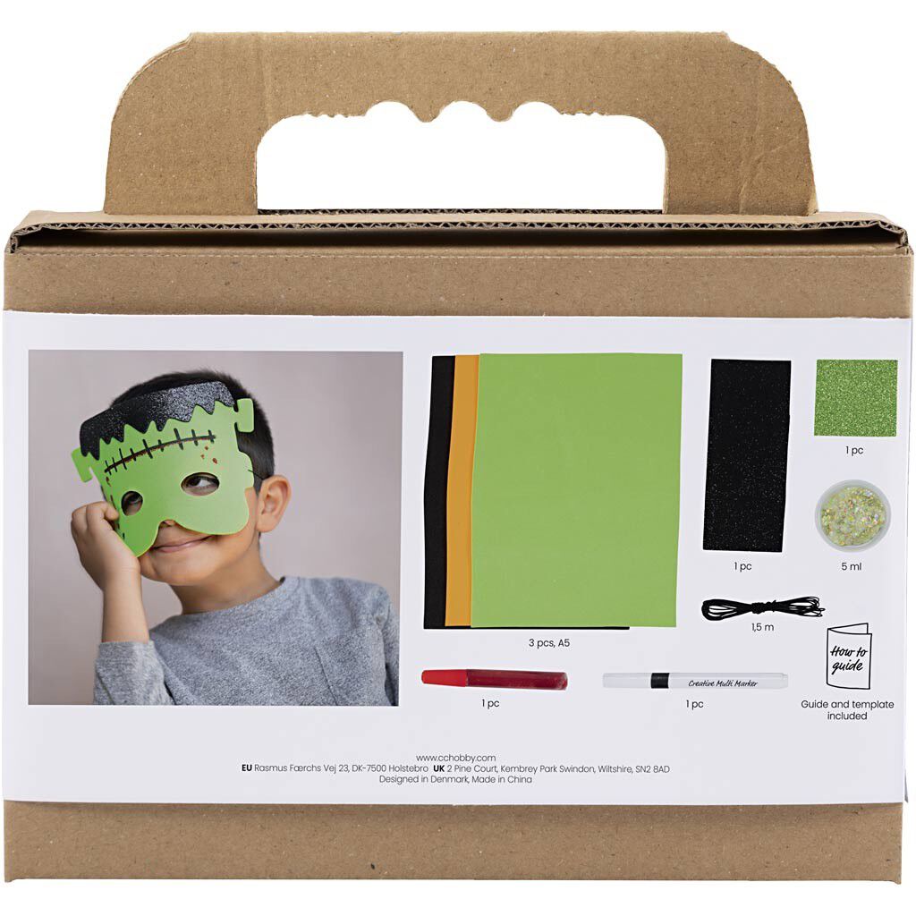 Mini DIY Kit Spooky Udkl&aelig;dning, Masker