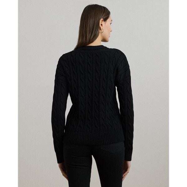 Cable-and-Pointelle-Knit Cricket Sweater