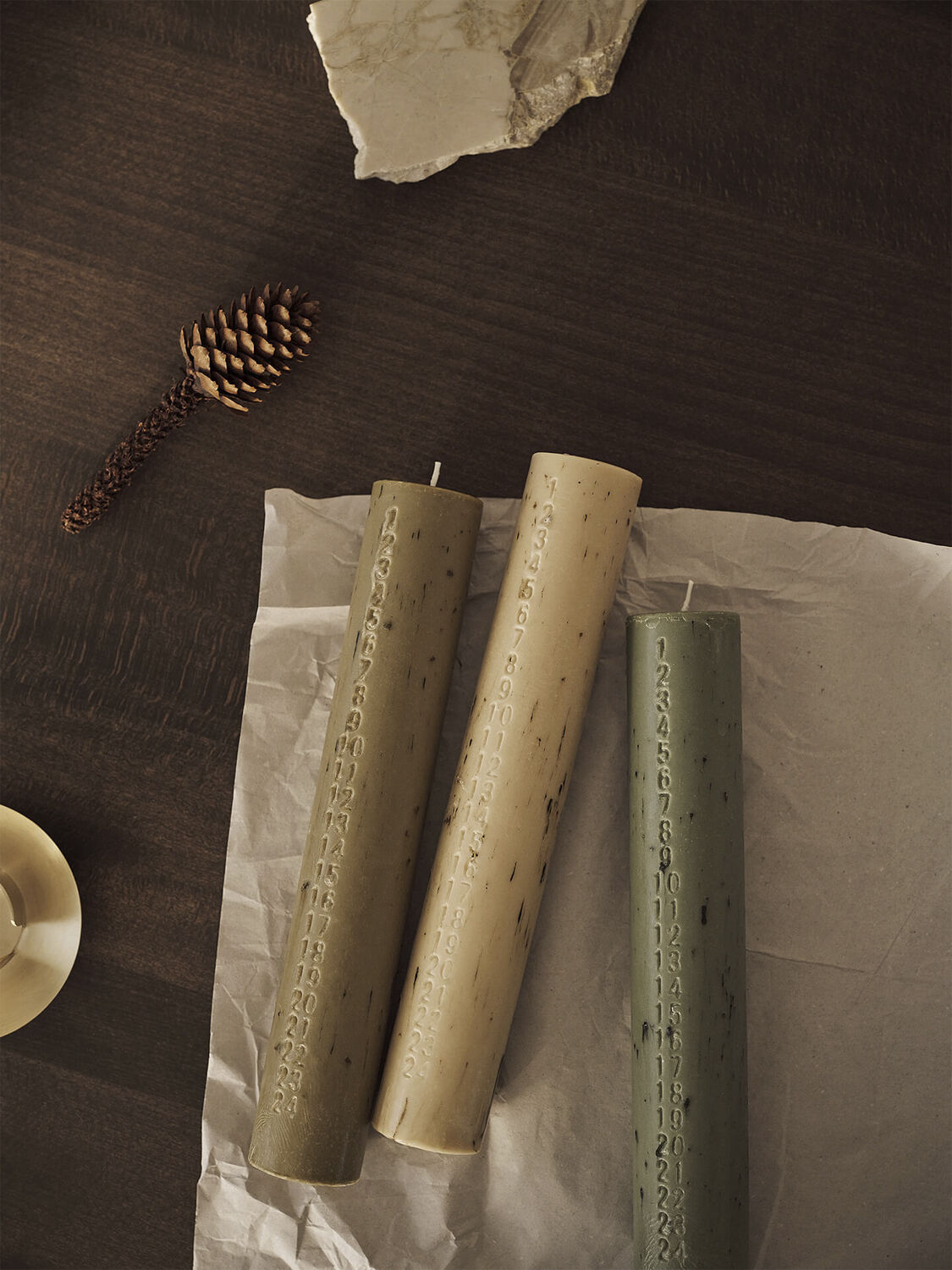 Mura Advent Candle - Oat