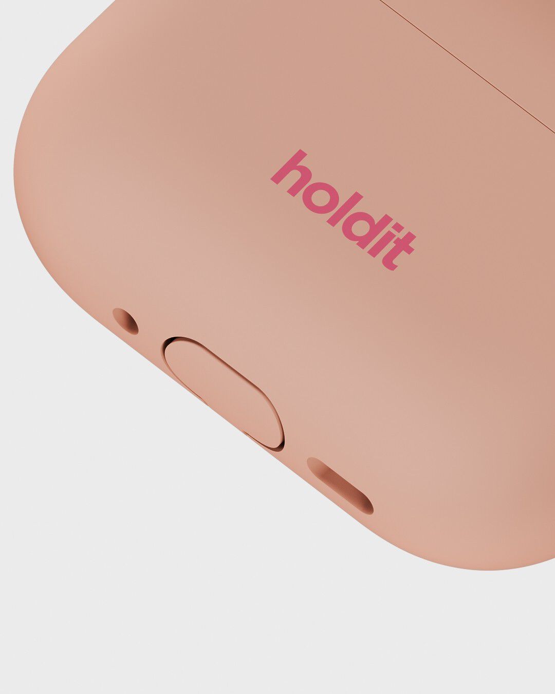 Silicone Case Solid AirPods Pro 1&2 Bare Pink
