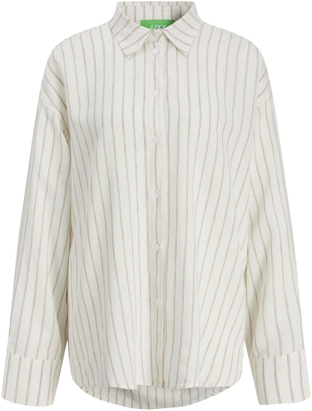 Jxalmira Linen Blend Ls Shirt Wvn Ln