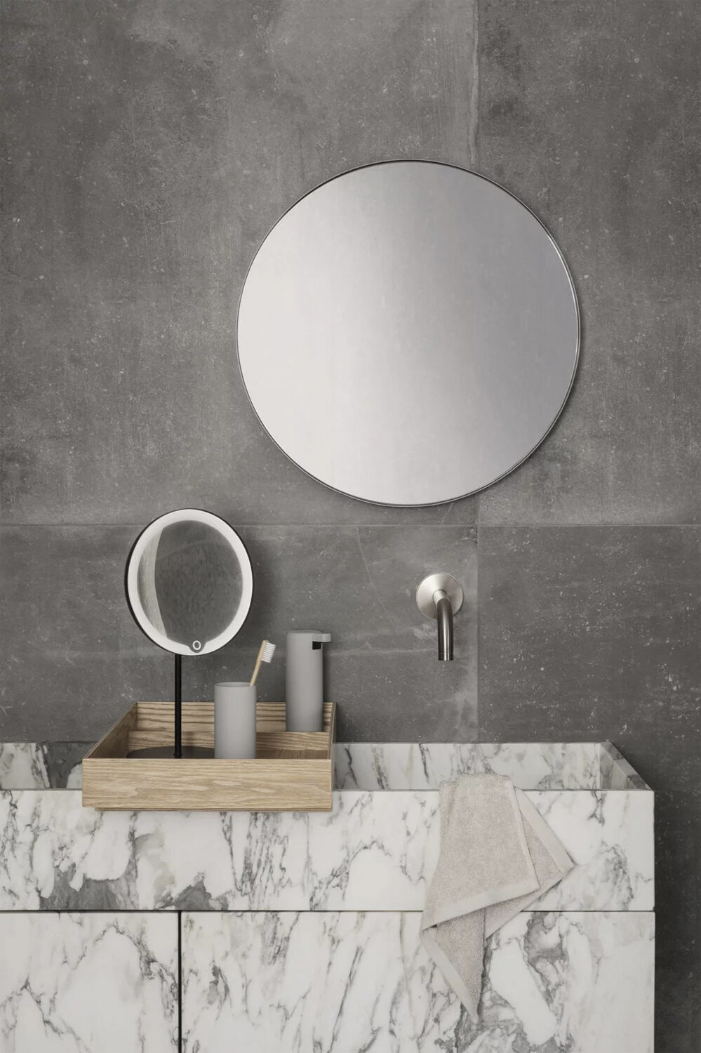LED Vanity Mirror -MODO- Black