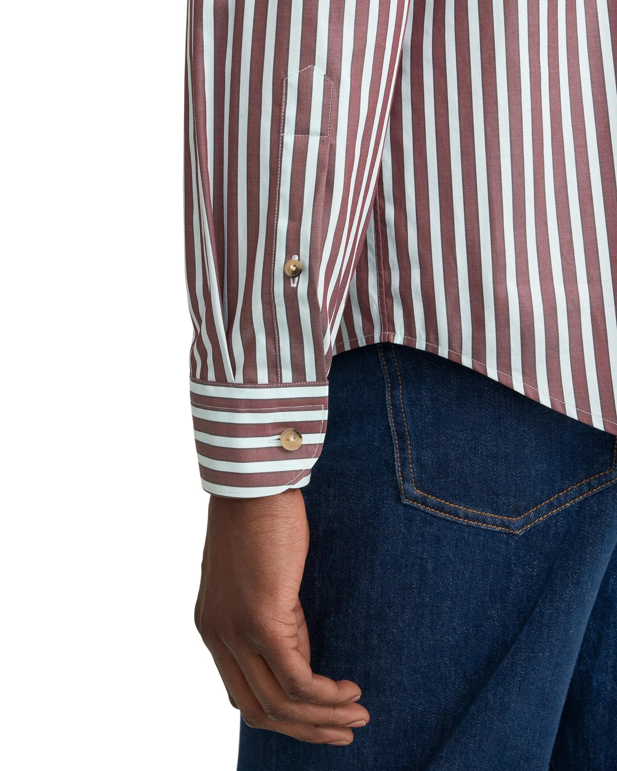 Bengal Striped Fine Twill Shirt