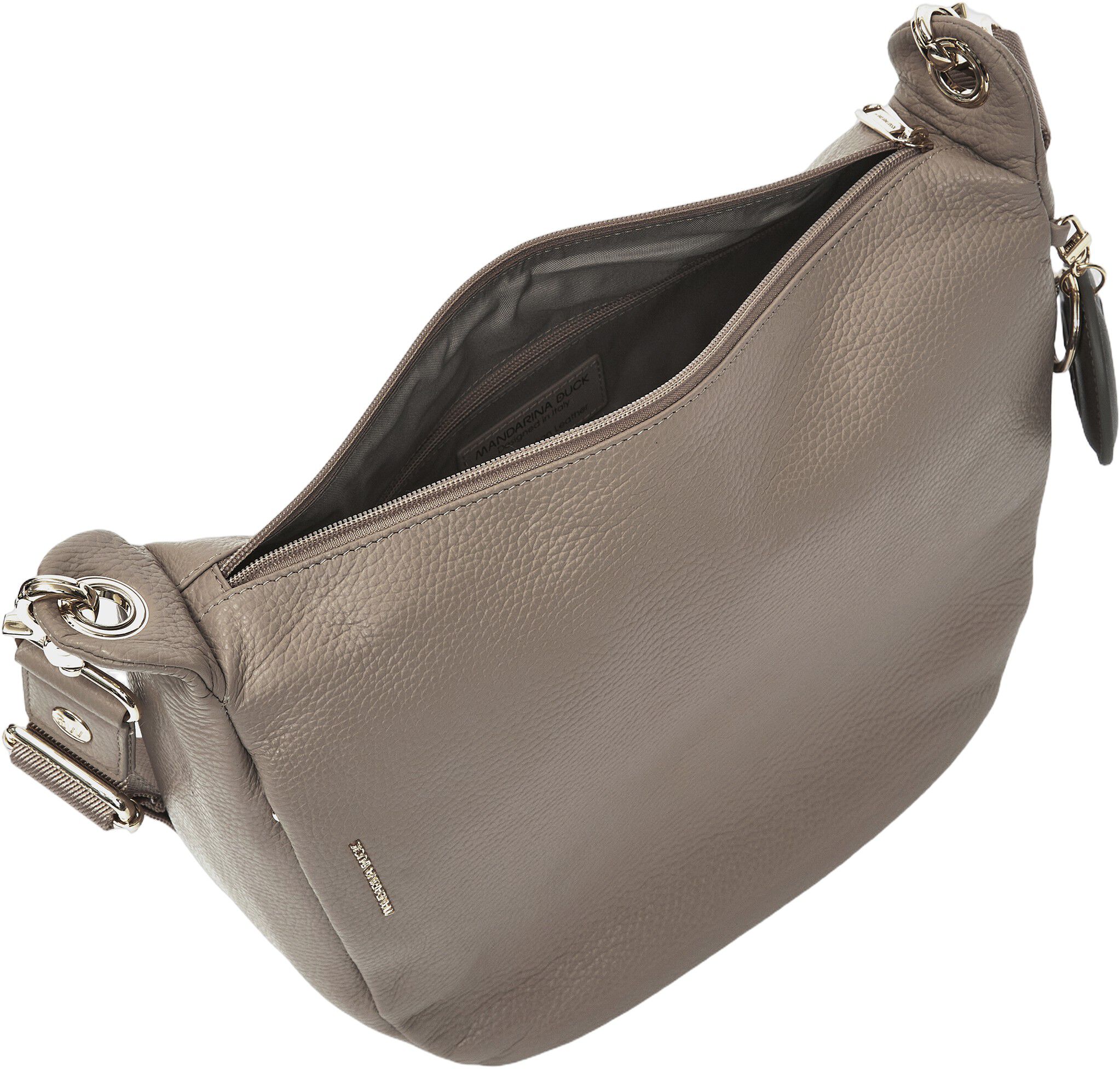 MELLOW LEATHER CROSSOVER / WARM TAUPE