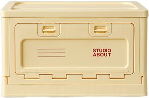 BOX, SMALL, LIGHT YELLOW
