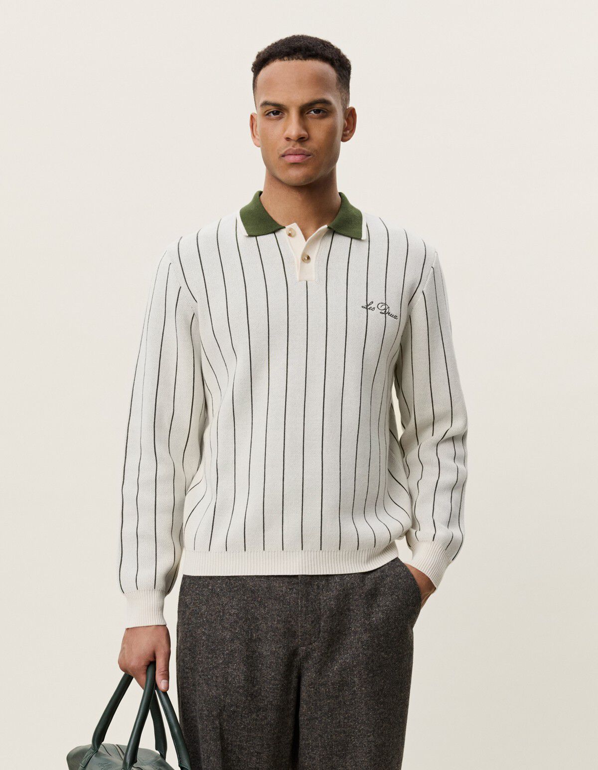 Signature Knitted Ls Polo
