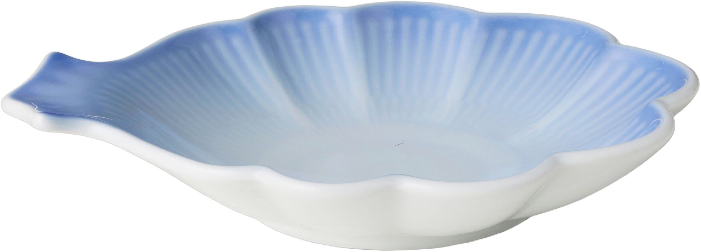 Iris Curl Dish 16cm Blue