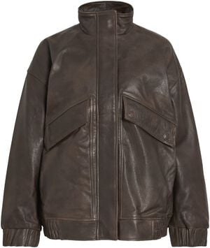 ROUSIMONE L/S OVERSIZED LEATHER JAC
