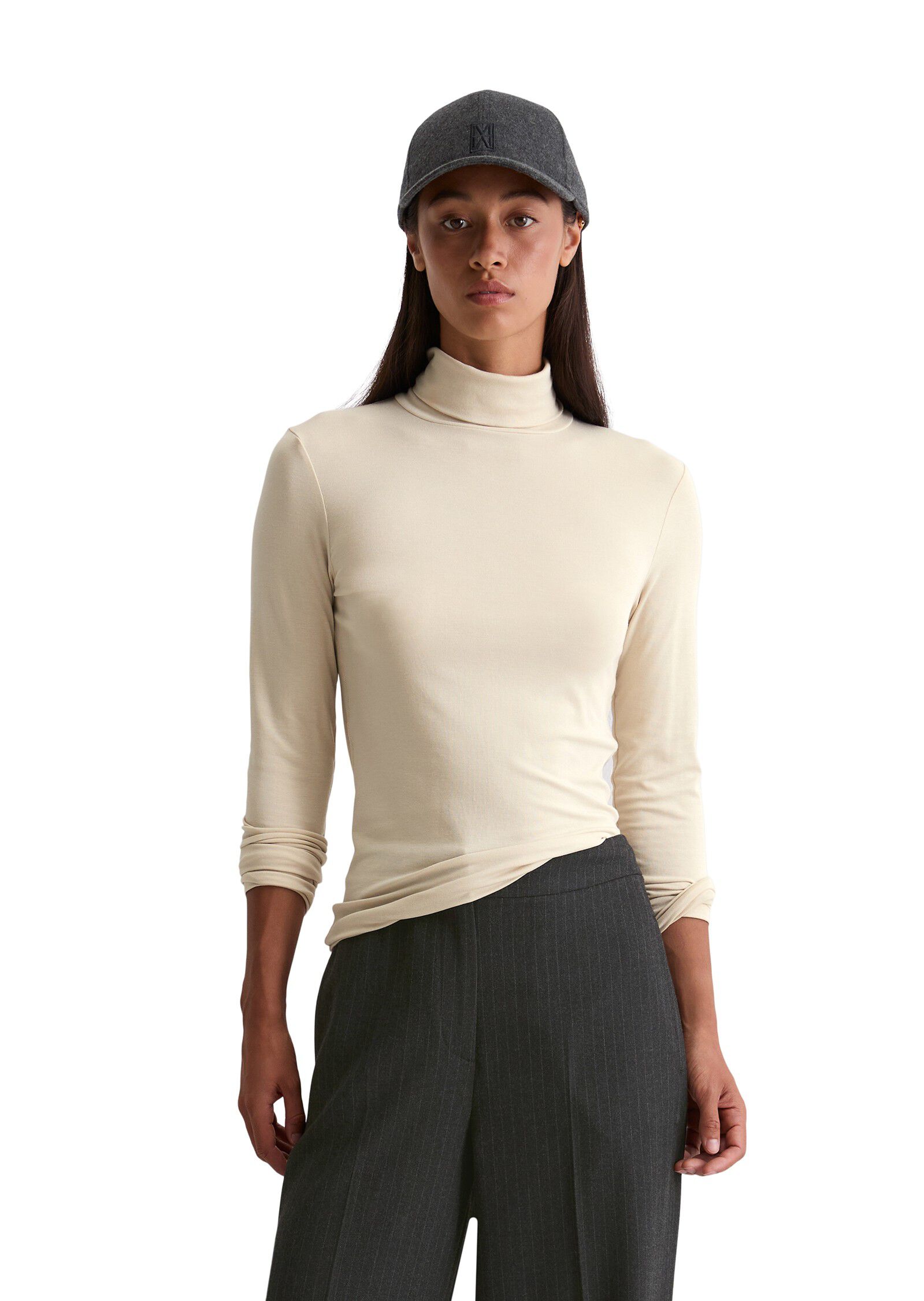 T-shirt, long sleeve, turtle neck