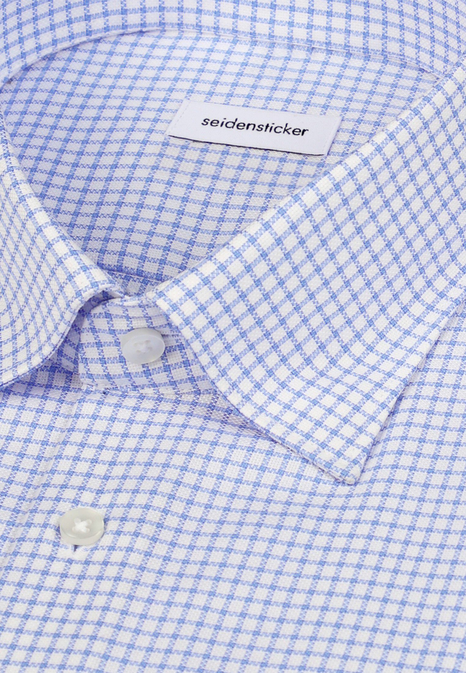 Business shirt Regular 1/2 Covered-Button-Down-Collar Check