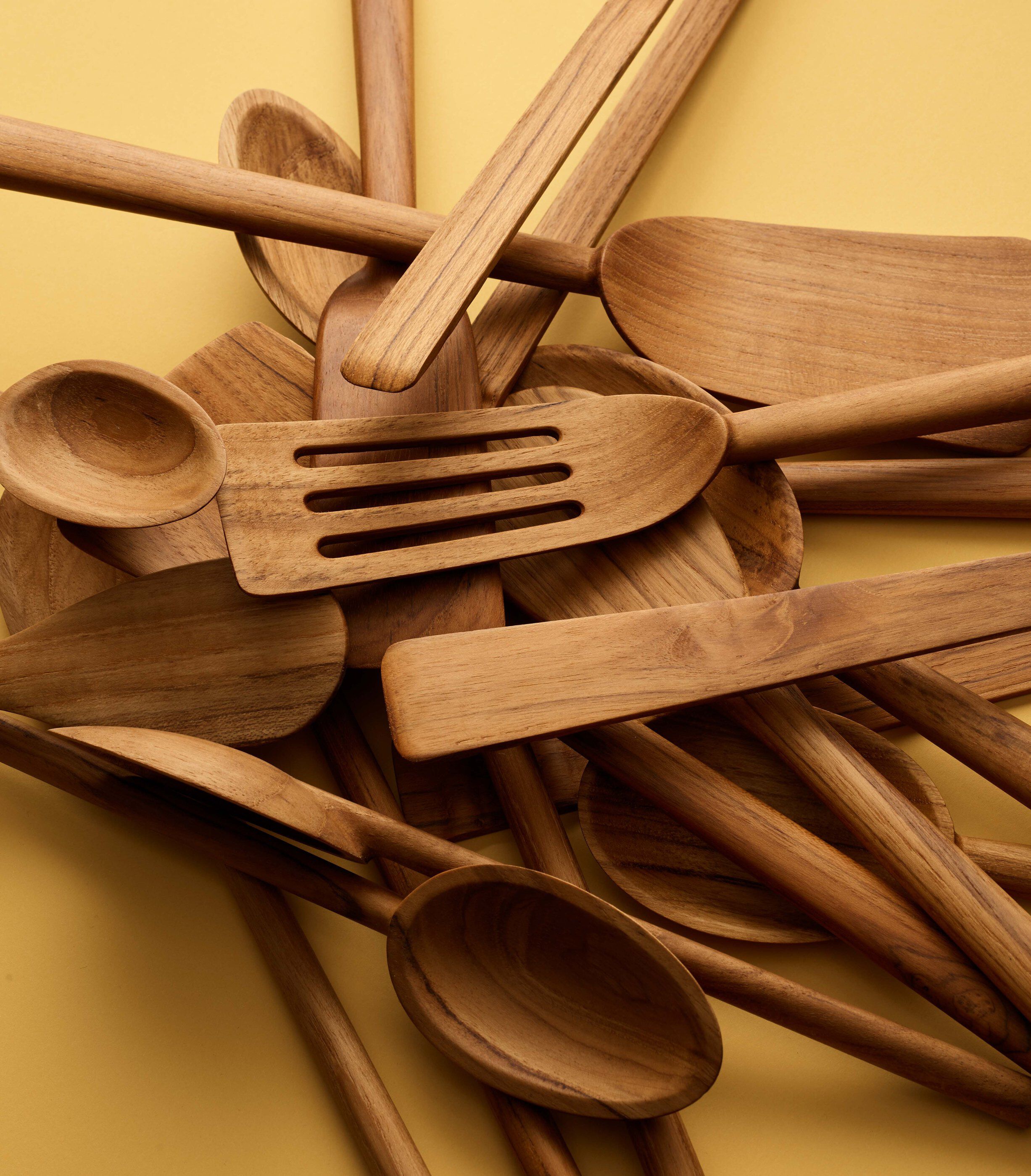 Wokspatel, teak