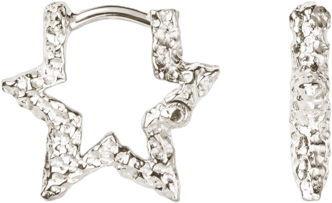 Mini Star Sparkly Hoops
