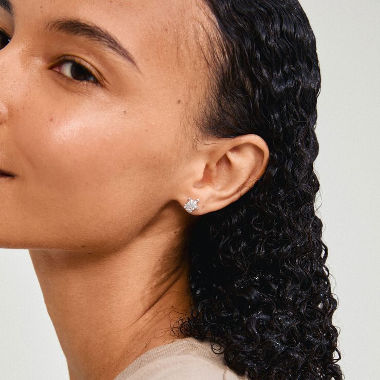 ARCHER earrings silver-plated