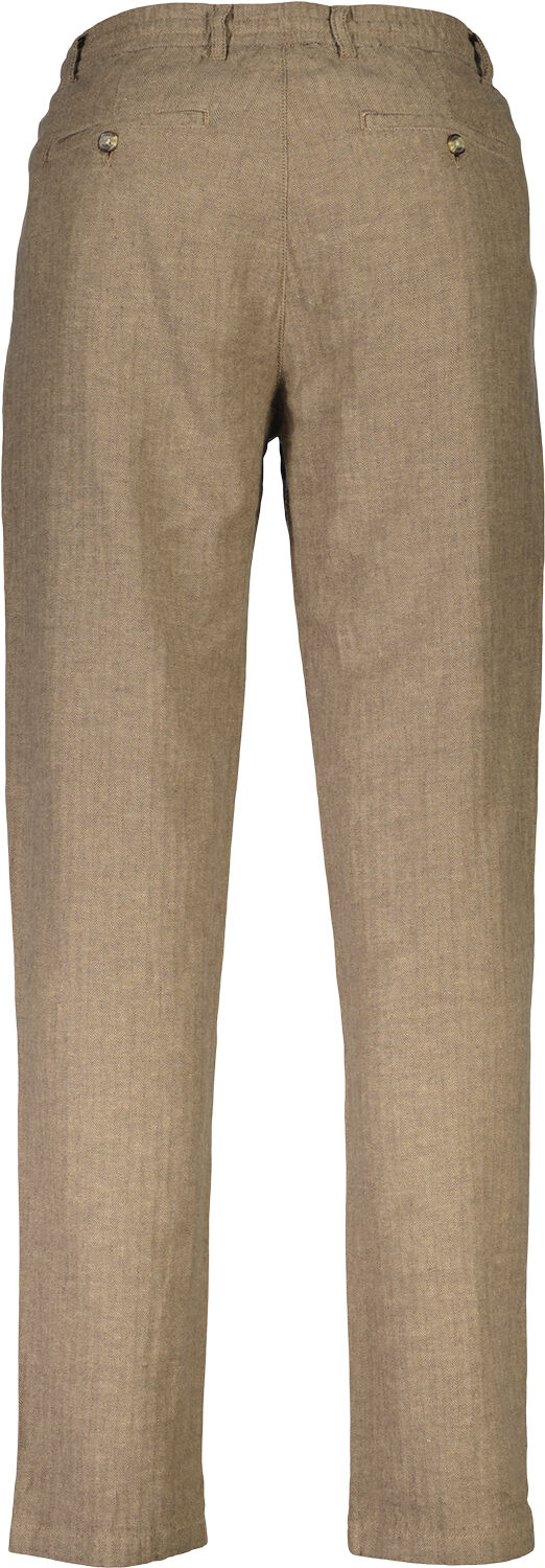 Linen blend herringbone pants