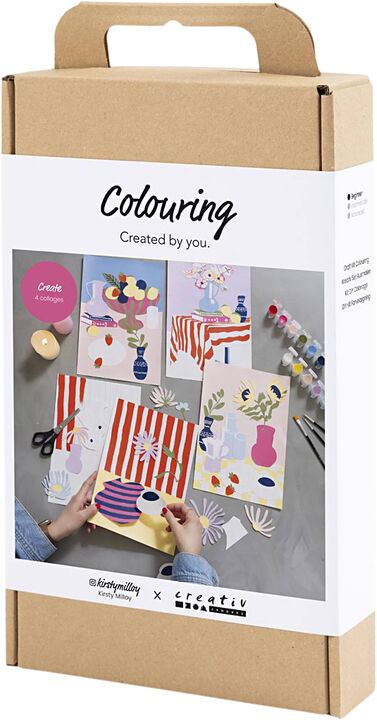 DIY Kit Farvelægning, Collage