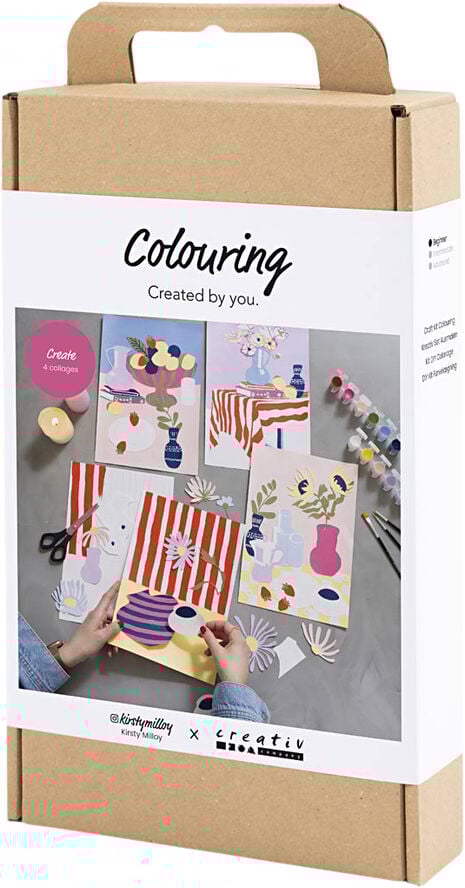 DIY Kit Farvelægning, Collage