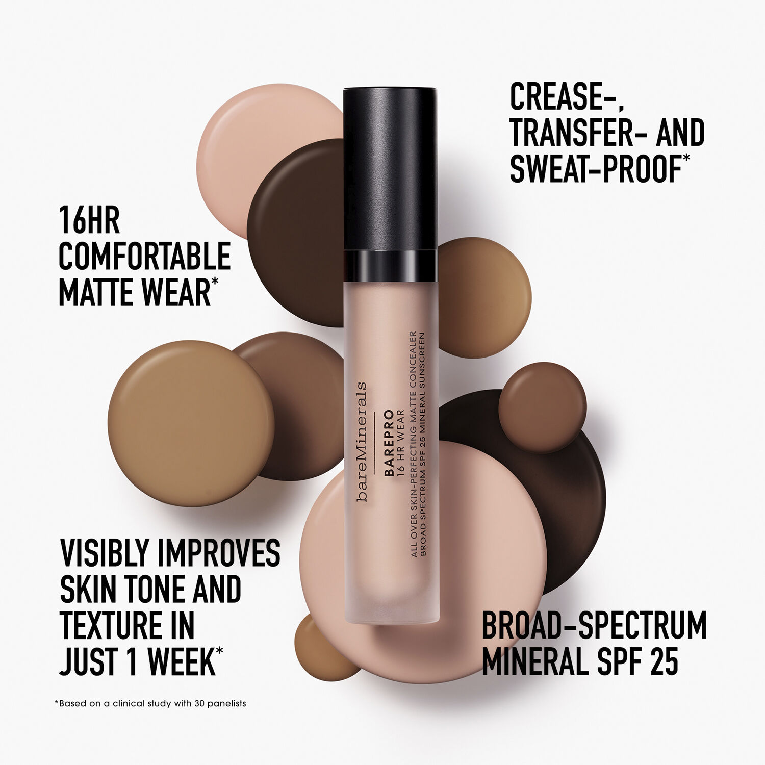 BAREPRO All Over Skin Perfecting Concealer Medium Deep 450 Neutral