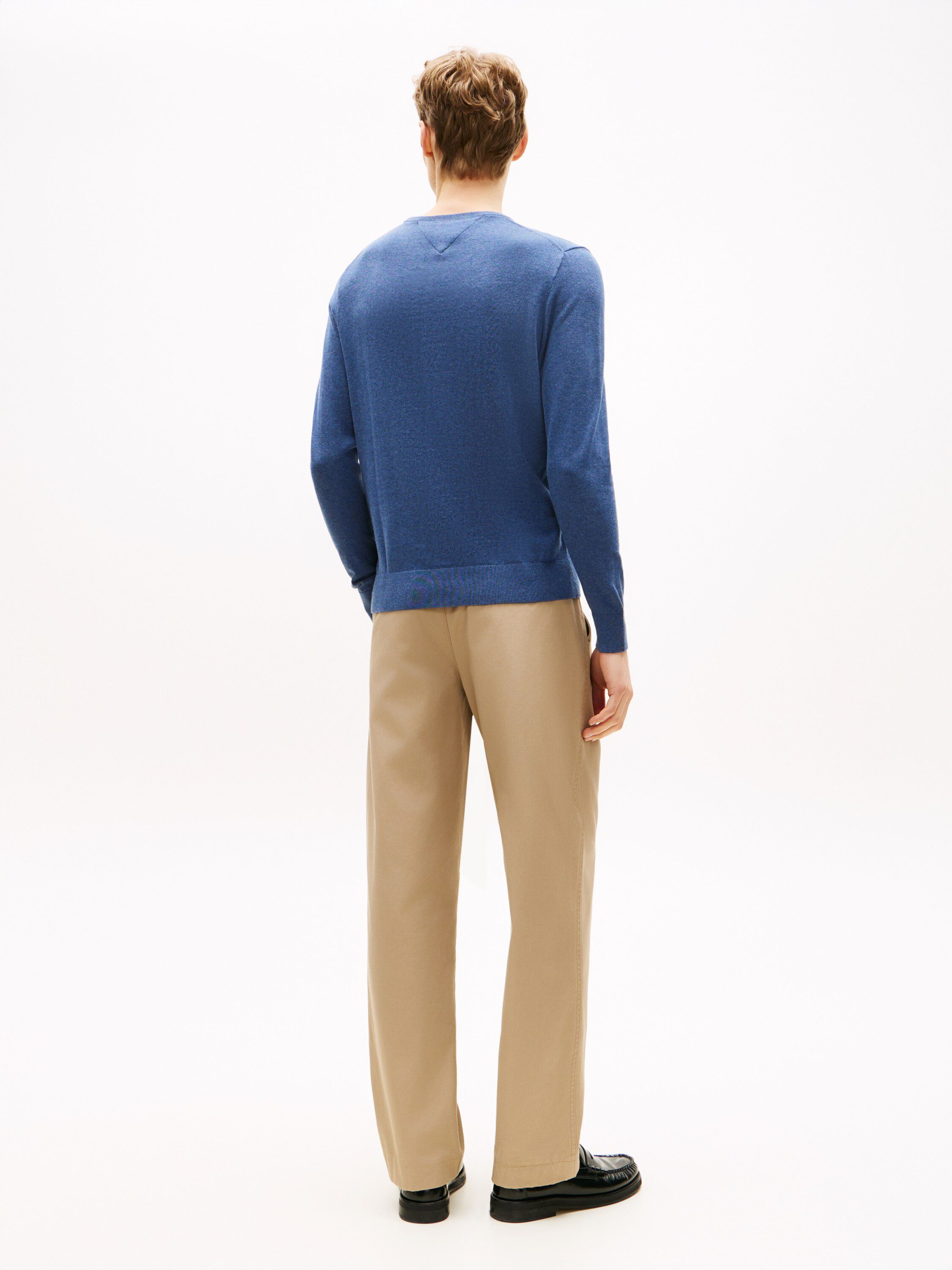 Flag Embroidery Crew Neck Jumper