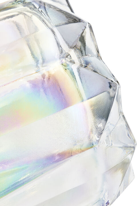 vase folds glass luster L