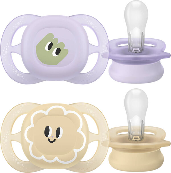 Philips Avent Soother ultra start - Pakke med 2 - 0-2m