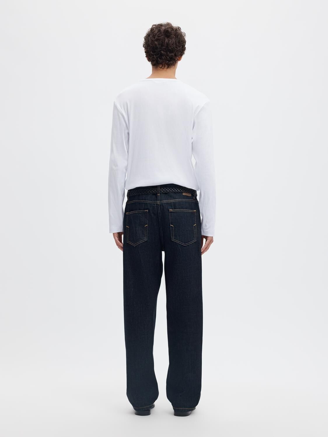 Slmaustin Rib Ls Henley Tee